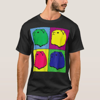 T-shirt Pop Art Guinea Pigs mignon bande dessinée graphiqu