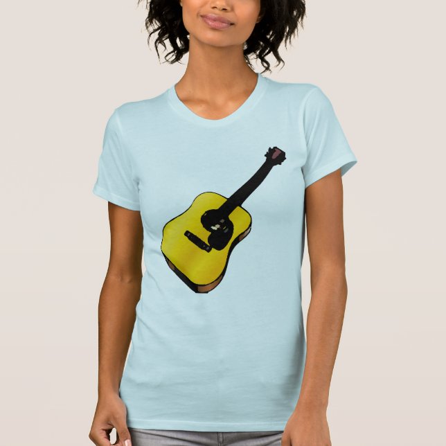 T-shirt Pop Art Guitare (Devant)