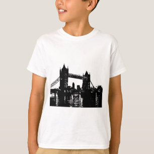 T-shirt Pop Art London Tower Bridge