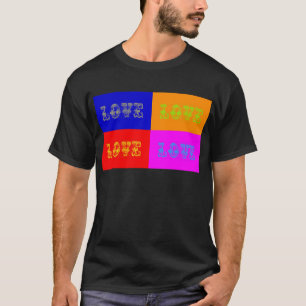T-shirt Pop Art Love