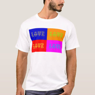 T-shirt Pop Art Love