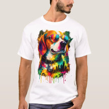 T-Shirt Pop Art Lunettes de soleil Chien Beagle Co