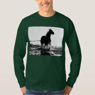 T-shirt Pop Art Modèle Forêt profonde Vert Élégant Moderne