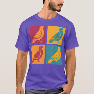 T-shirt Pop Art Pigeon
