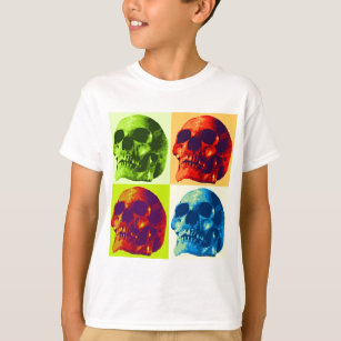 T-shirt Pop Art Skull