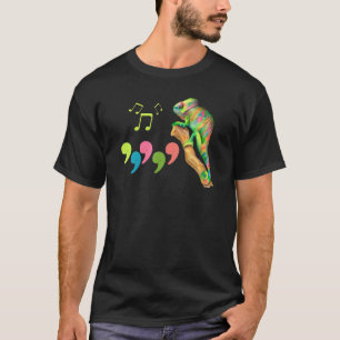 T-shirt Pop Chameleon Pun Retro 1980u2019s