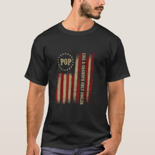 T-shirt POP comme un grand-père SEULEMENT GLACIÈRE drôle F