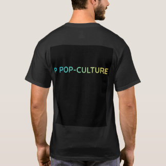 T-Shirt POP-CULTURE - Typographie à dégradé au dos