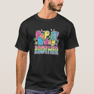 T-shirt Pop It Brother De Fille Anniversaire Ou Garçon Fid