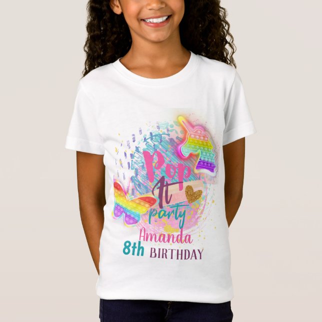 T-Shirt Pop It Bubble Fidget (Devant)