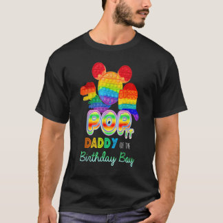 T-shirt Pop It Daddy of the Birthday Boy