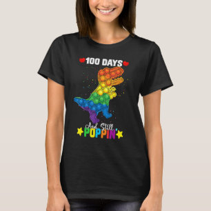 T-shirt Pop It Dinosaur Fidget Jouet 100 Jours École Et St