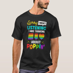 T-shirt Pop It Fidget Jeu Jeu Drôle Stress Bubble 1