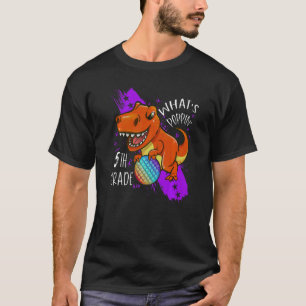 T-shirt Pop It Fidget Toy Dinosaur Rex Retour À L'École 5E