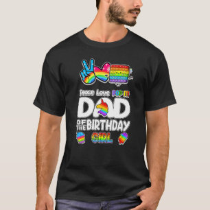T-shirt Pop It Papa Du Jeu D'Anniversaire Jeu De Fille Jou