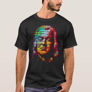 T-shirt Pop Johann Sebastian Bach Compositeur de musique P