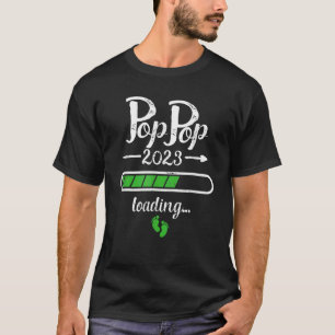 T-shirt Pop Pop 2023 Chargement pour être grand-papa bébé