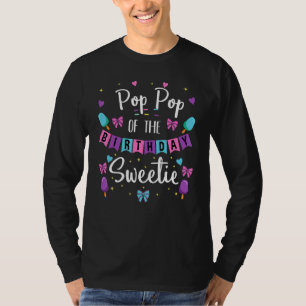 T-shirt Pop Pop De L'Anniversaire Sweetie Crème Ice Annive