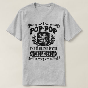 T-shirt Pop Pop The Man The Myth The Legend