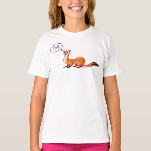 T-shirt POP PREND LE WEASEL par Jeff Willis Art