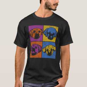 T-shirt Pop Puggle Propriétaire Chien Animal Animaux Anima