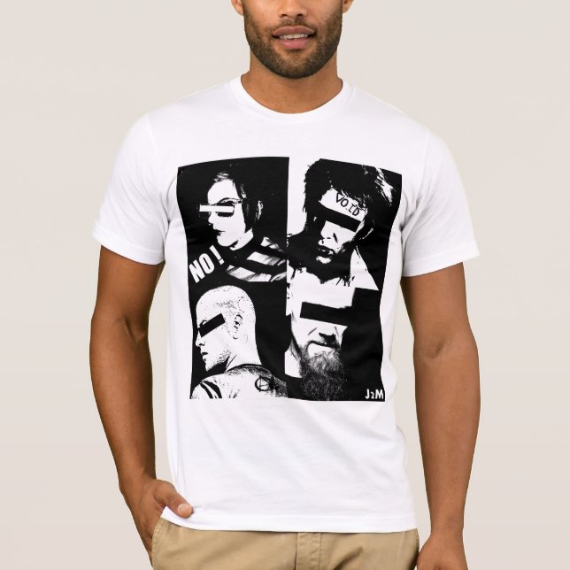 t-shirt Pop Rock- punk 80 J2M (Vorderseite)