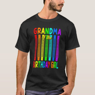 T-shirt Pop Tube Anniversaire grand-mère de la fille d'ann
