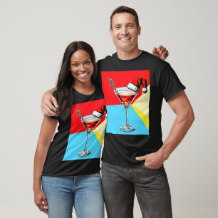 T-shirt PopArt Santa Martini