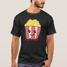 Popcorn de Cinéma avec Citation Binge Watcher