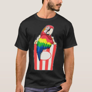 T-shirt Popcorn de perroquets