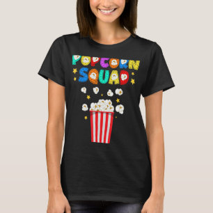 T-shirt Popcorn Squad cinéma Théâtre Lover Théâtre Nerd