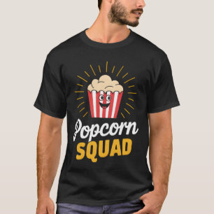 T-shirt Popcorn Squad Funny Movie Lover Design boy