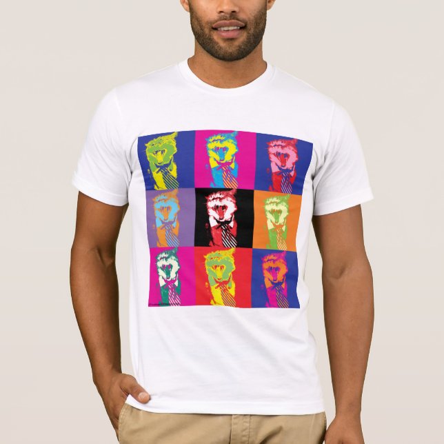 T-shirt Pop'ne Roll avec Monsieur le président ! (Devant)