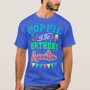 T-shirt Poppie De L'Anniversaire Sweetie Crème Ice Anniver