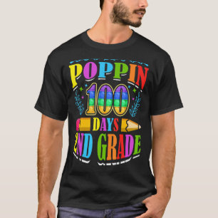 T-shirt Poppin 100 Jours 2e année de l'école primaire enfa