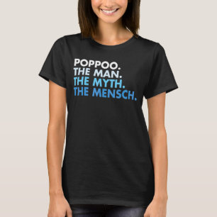 T-shirt Poppoo L'Homme Le Mythe Le Mensque Mignonne Et Pou