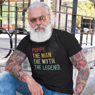 T-shirt Poppy L'Homme Le Mythe La Légende