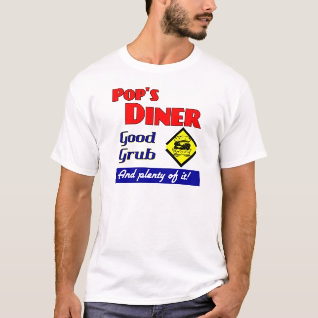 T-shirt Pops Diner Kitchen Art (Devant)