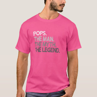 T-shirt Pops Shirt Don L'Homme Le Mythe La Légende