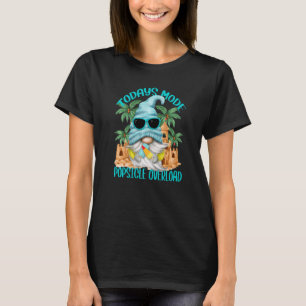 T-shirt Popsicle Gnome D'Été Sous Les Palmiers Et Le Sable