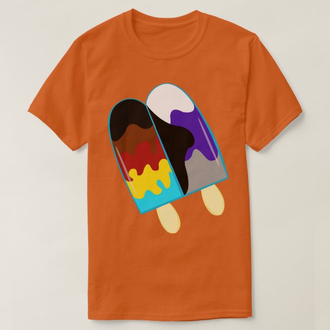T-shirt Popsicle Pride 25 (Design devant)