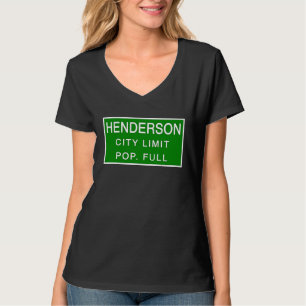 T-shirt Population de Henderson Nevada à pleine croissance