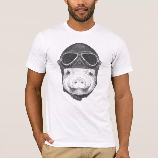 T-shirt Porc de casse-cou (Devant)