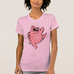 T-shirt Porc de danse idiot LOL de la danse   de porc