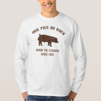 T-shirt Porc de duroc cultivant depuis 1923
