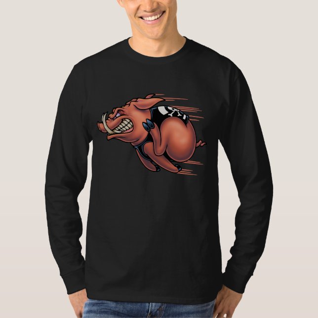 T-shirt Porc de vitesse (Devant)