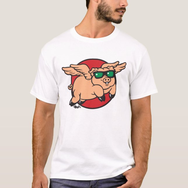 T-SHIRT PORC DE VOL (Devant)
