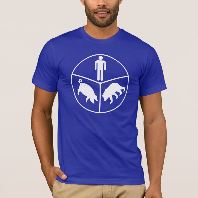 T-shirt Porc d'ours d'homme (Devant)
