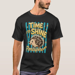 T-shirt Porc-Épic Rentre à l'École, C'est l'Heure de Brill