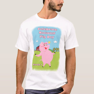T-shirt Porc jour 1er mars national